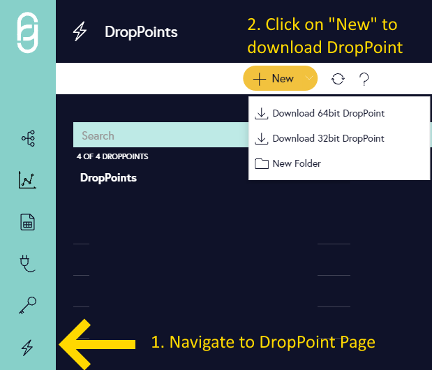 How to Download a DropPoint